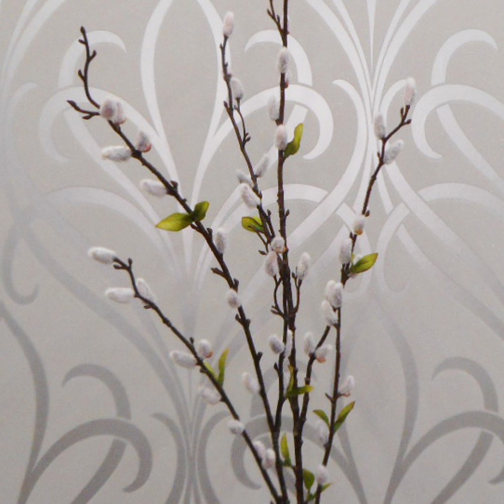 LUXE Artificial Pussy Willow Branch 115cm Artificial Flowers